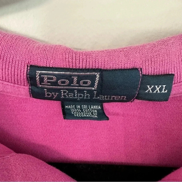 Polo by Ralph Lauren Men's Short Sleeve Purple Button Up Cotton Polo Sz XXL GUC - Picture 4 of 7